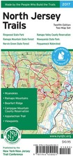 North Jersey Trail Map - Mid-Atlantic  Adirondacks Hiking  Trail Guide