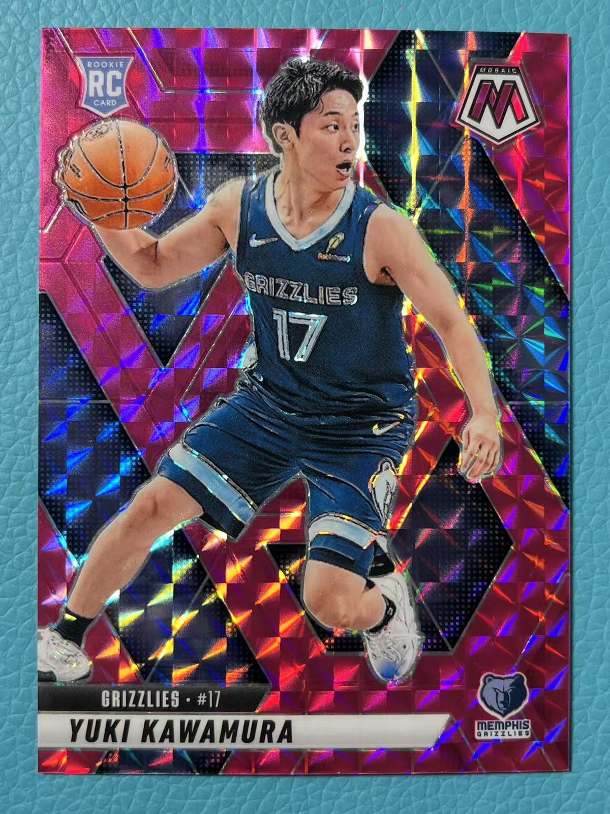 Yuki Kawamura 2024-25 Panini Mosaic 022/175 Pink Genesis RC #209