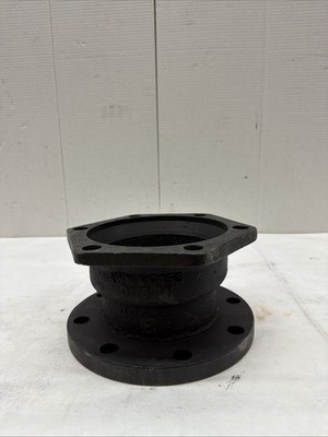 6 Inch Mechanical Joint x Flange Adapter, Ductile Iron Construction