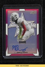 2019 Leaf Metal US Army All-American Bowl 1/1 Marcel Brooks #BA-MB1 Auto 0s5