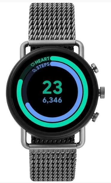 НОВЫЙ! Skagen Мужская Gunmetal Smartwatch Falster 42 мм стали розничной за $295.00 - Изображение 3 из 4