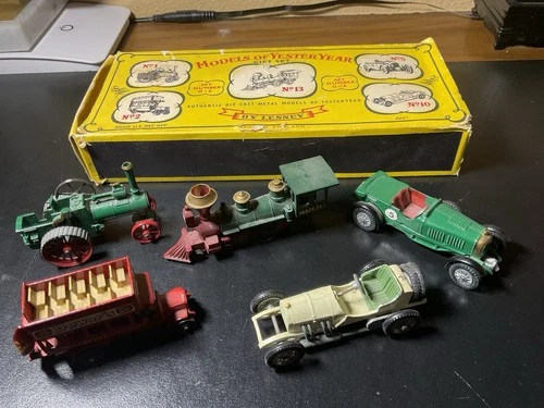 Vintage Matchbox Lesney Models Of Yesteryear Gift Set G-7 England Diecast