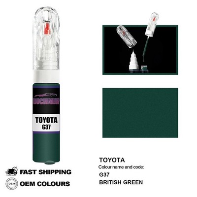 FÜR TOYOTA BRITISH GREEN G37 Touch Up Lackstift Pinsel Fix Kit Kratzer Chip Set