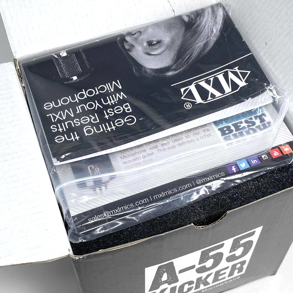 MXL A-55 Microphone Kicker Mic Dynamic Kick Drum & Bass  - Image 2 of 4