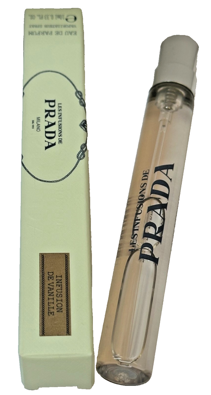 Prada Infusion De Vanille Unisex 0.33 oz 10 ml Eau De Parfum Spray New In Box thumbnail 3
