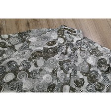 Vintage ALAN STUART Men's XL Polyester Button-Down Shirt ABSTRACT DISCO PRINT