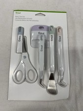 Cricut Basic Tool Set 5pc Scissors Spatula Scraper Tweezers Weeder