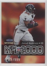 1999 Fleer Mystique NFL 2000 705/999 Jamal Anderson #10NT 0o9