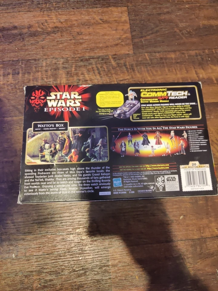 Star Wars Episodio 1 Watto's Box Graxol Kelvyyn Shakka Set Hasbro Nuevo MiB Sellado Foto 3 de 3