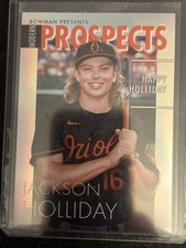 2023 Bowman JACKSON HOLLIDAY Chrome Modern Prospects #MP-4 Orioles Qty Avail