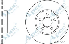 2X APEC RED DSK2832 FRONT VENTED BRAKE DISCS FOR FORD MONDEO SAME DAY DISPATCH