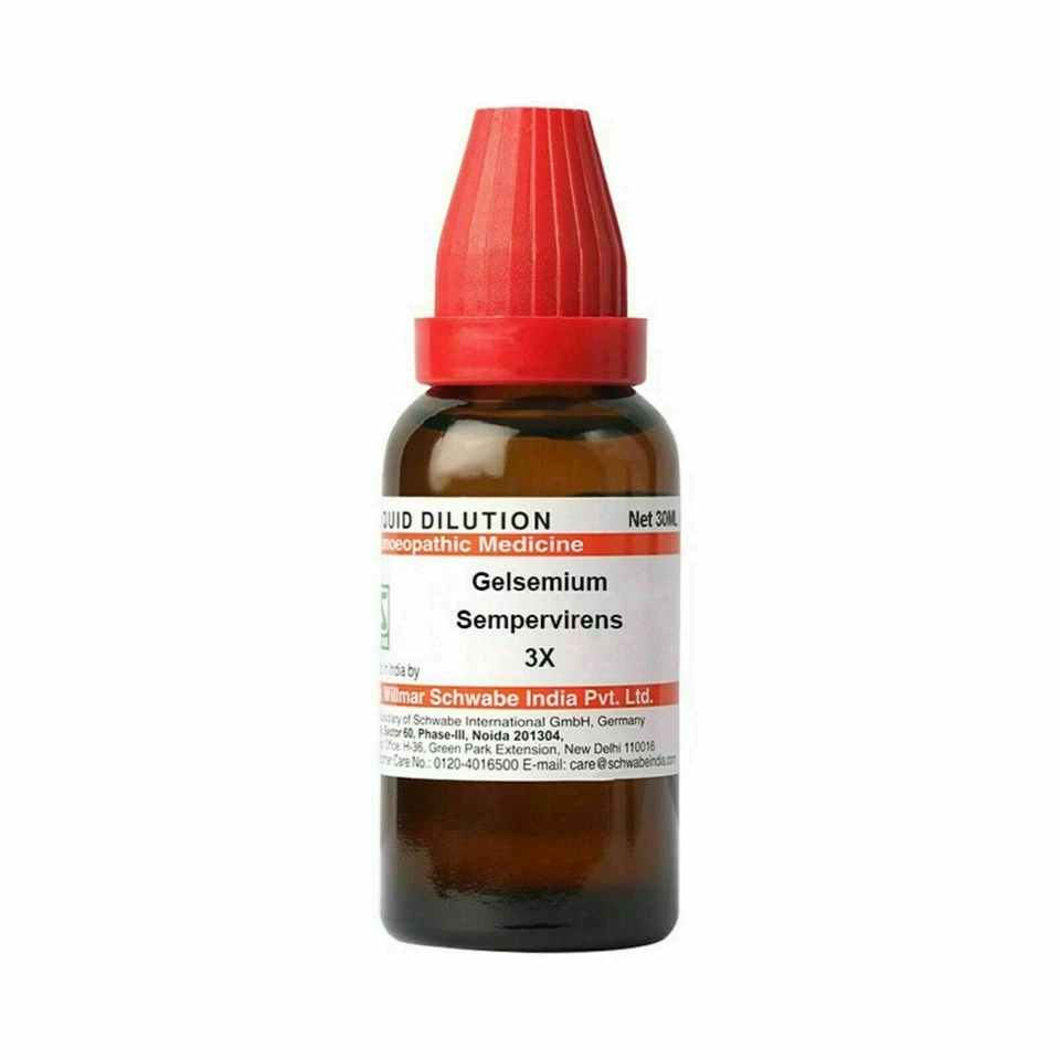 Willmar Schwabe India Gelsemium Sempervirens 3X Dilution 30 ml