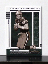2021 Panini Contenders Football #LGD-BFA BRETT FAVRE Legendary Contenders Insert