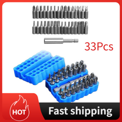 Torq Hex Star Spanner Tri Wing Bit Set 33 Tamper Proof Security Screwdriver Torx
