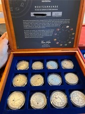 Vollst&auml;ndig versilberte Pr&auml;gungen Europ&auml;ische Sternzeichen mit Edelsteinen