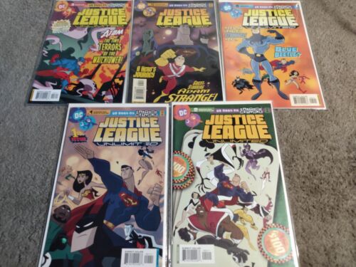 Justice League Unlimited Comic Lot #1~5 (2004~05) - Picture 1 of 1