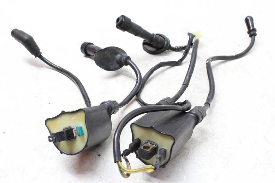 88-91 HONDA HAWK GT 650 OEM IGNITION COILS COIL SPARK PLUG CAPS - Image 2 of 4