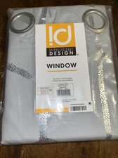 Intelligent Design Raina Total Blackout Metallic Print Grommet Top Single Panel