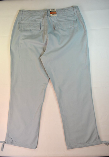 Y2K 03' Old Navy Women's Blue Chino Capri NWT Old Stock Waist 31 L 25.5 - Picture 8 of 19