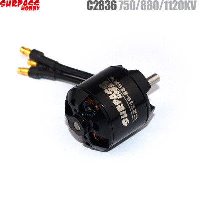 SURPASS HOBBY 2216 C2836 Brushless Motor for RC Airplane Fixed-wing Glider