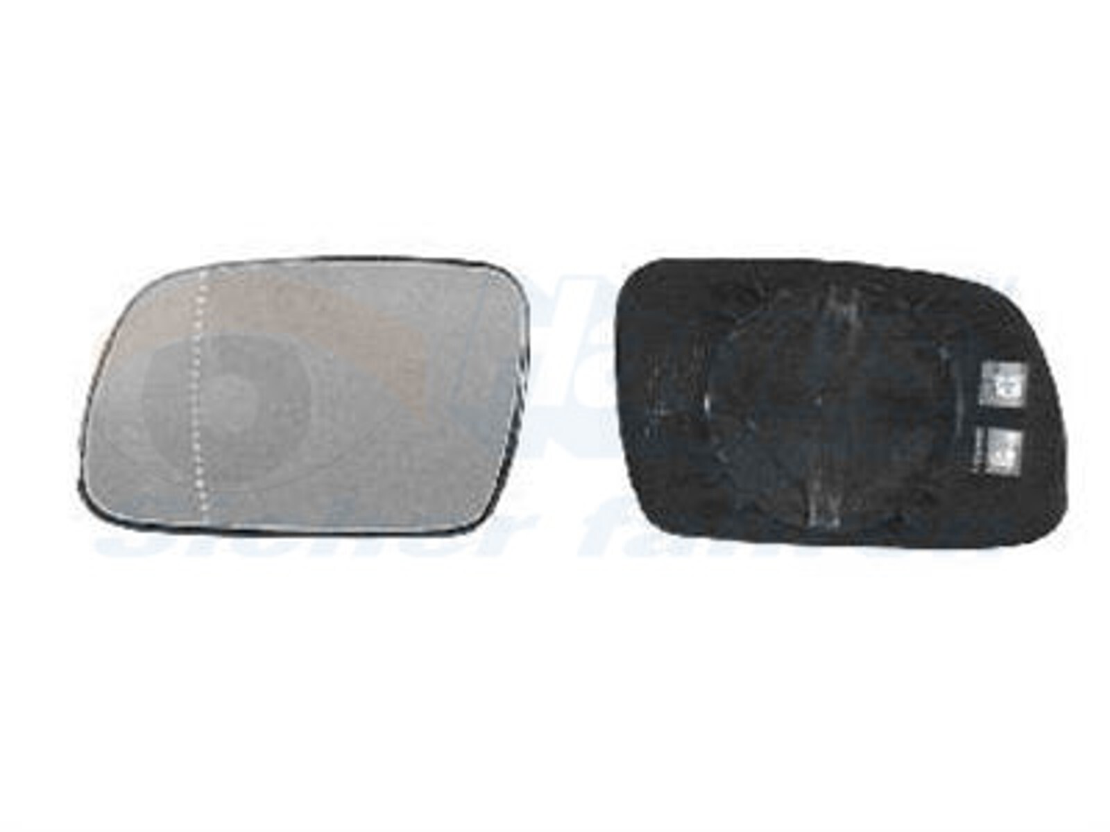 Glace de rétroviseur gauche insert de miroir Peugeot 307 phase 1 et 2 de 2000 à 2009