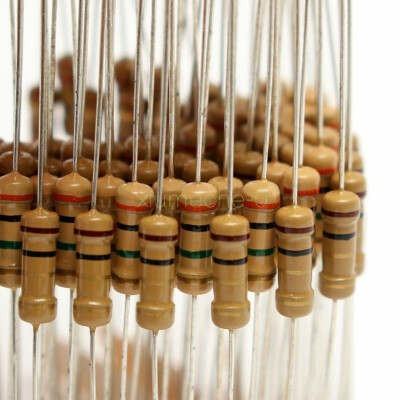 300pcs Assorted Resistors 1/2W 1ohm - 3M ohm Watt Carbon Film Kit Set Pack NEW