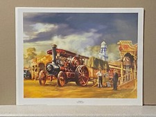 David Weston  art print  Village Fair Garret Light Tractor