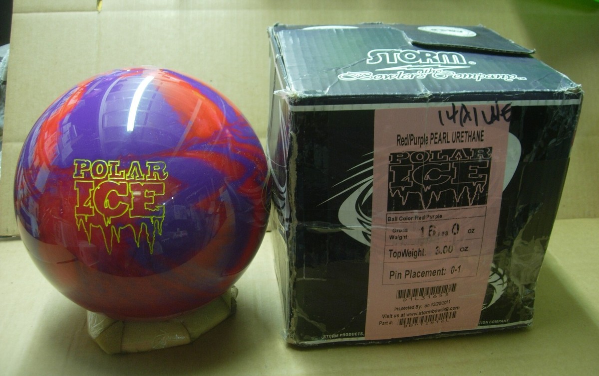 g4 653 - 16 LB NOS Storm POLAR ICE Red/Purple PEARL U