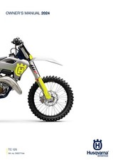 Husqvarna Owners Manual Book Guide 2024 TC 125.