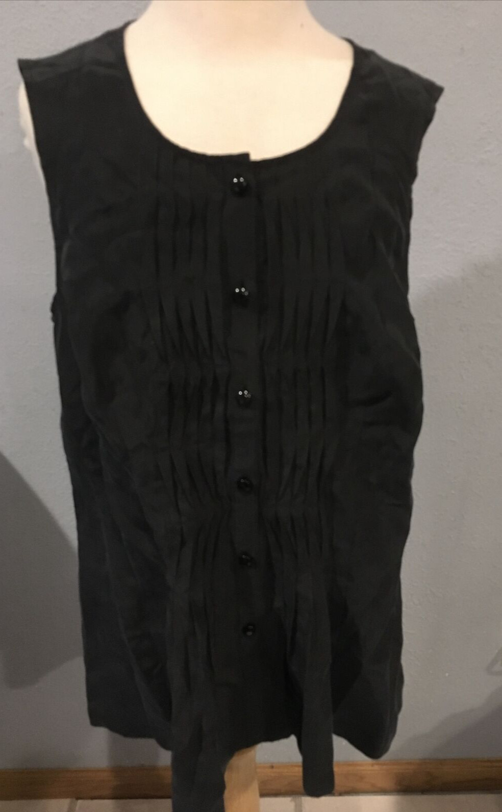 Pendleton Silk Women's Pleated Button Down Sleeve… - image 1