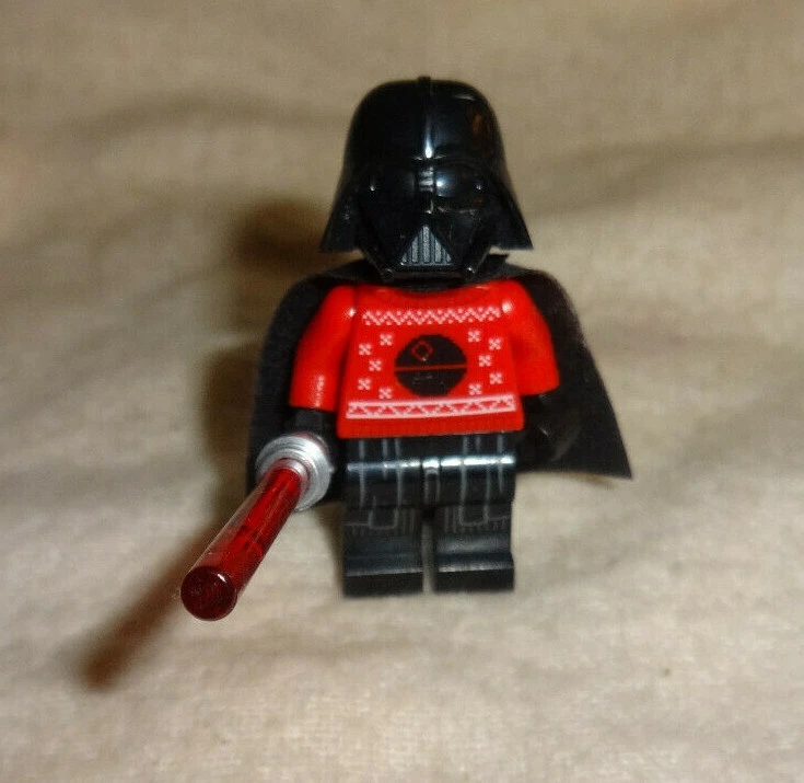 LEGO Darth Vader Red Christmas Sweater Star Wars 75279 Minifigure Figure