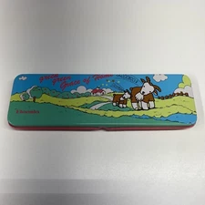 Vintage Bensia Metal Pencil Case Green Green Grace Of Home Taiwan