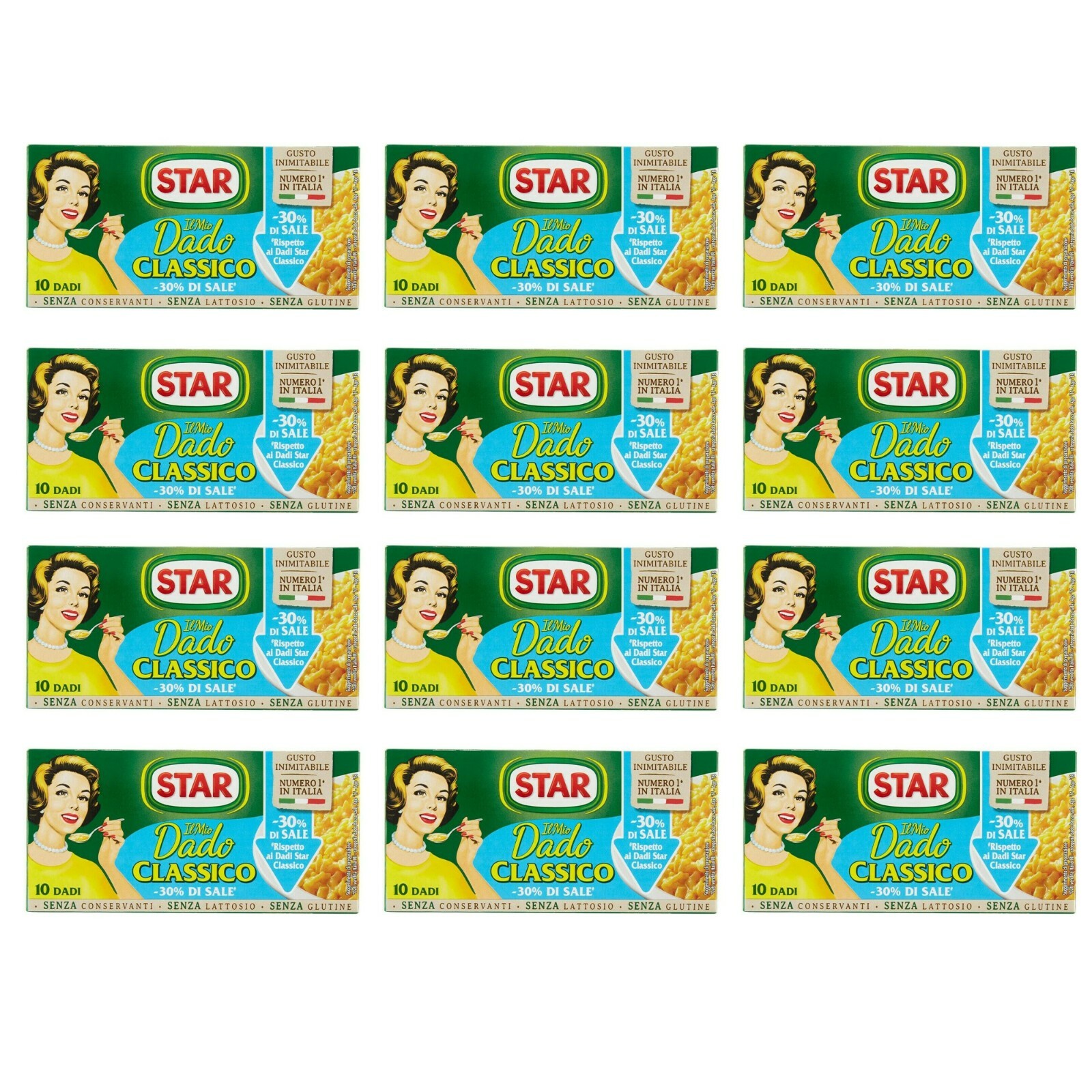 120 dadi STAR DADO CLASSICO -30% di SALE preparato per brodo e condimento