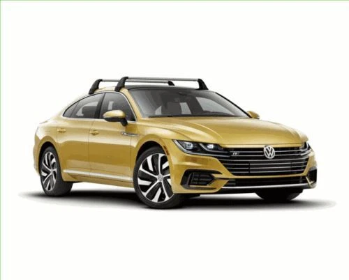 Genuine Volkswagen 2019 2023 Arteon Base Carrier Bars Black or
