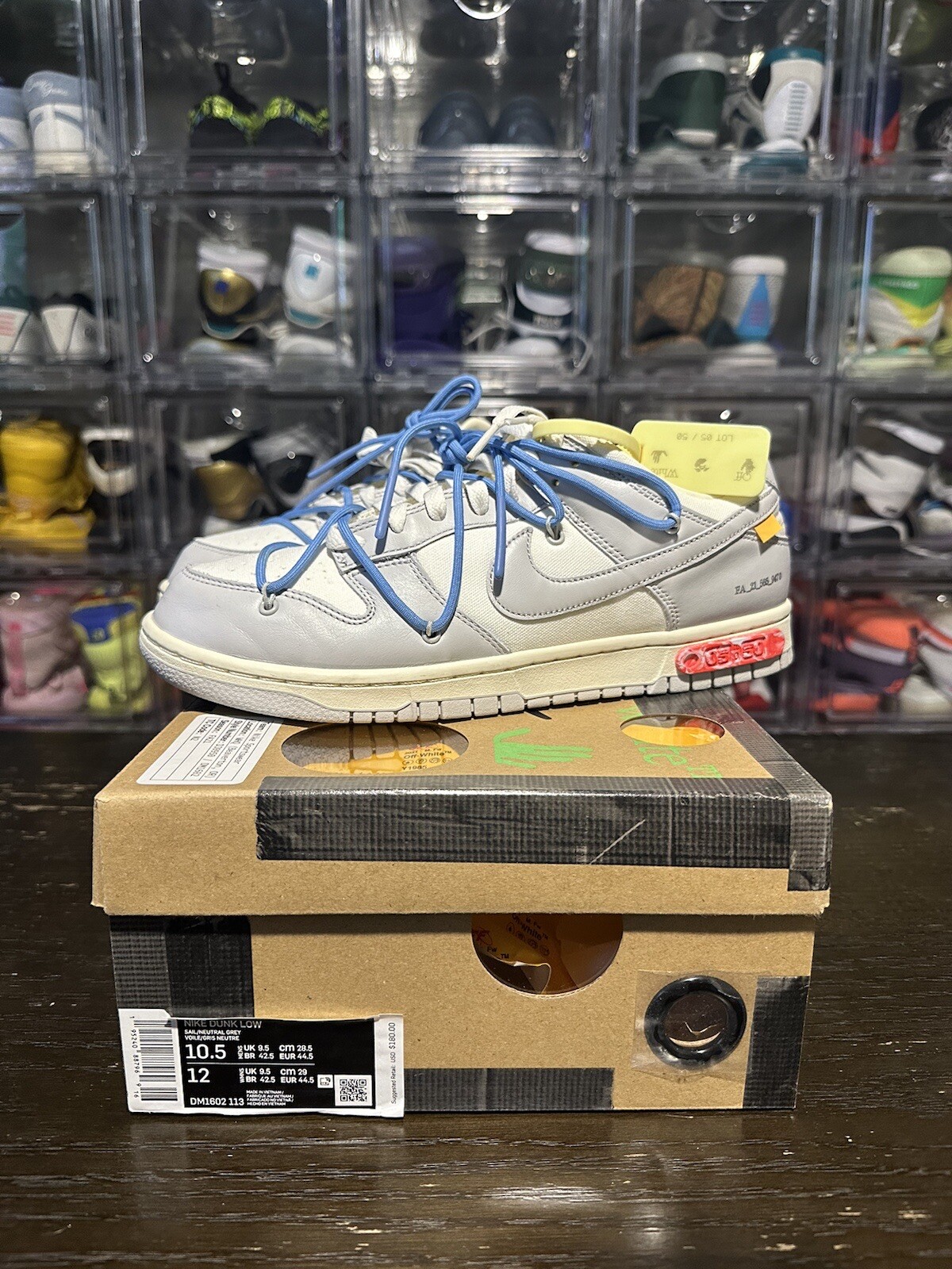 OFF WHITE X NIKE Taglia 10 5 Nike Off White x Dunk Low (05 di 50) pass as DS