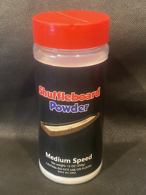 NEW! (2 Pack) Shuffleboard Powder - Medium Speed - 12oz each