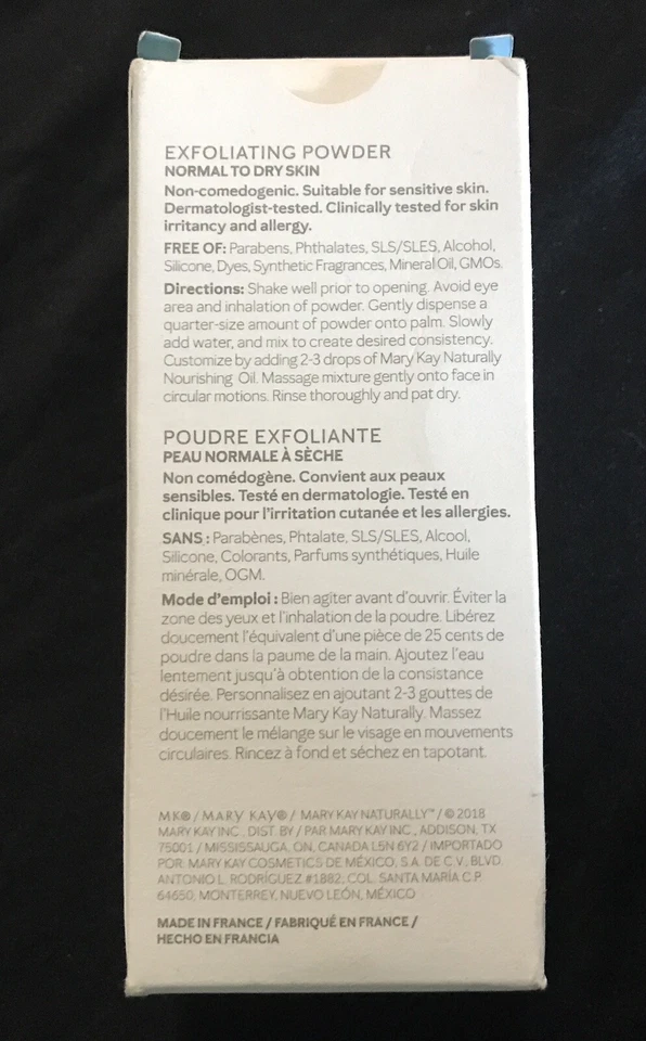 New Mary Kay Naturally Exfoliating Powder ~ Normal / Dry / Sensitive Skin ~NIB - Image 3 of 3