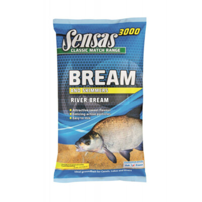 Sensas 3000 1 kg - River Bream Lockfutter Anfütterung Grundfutter