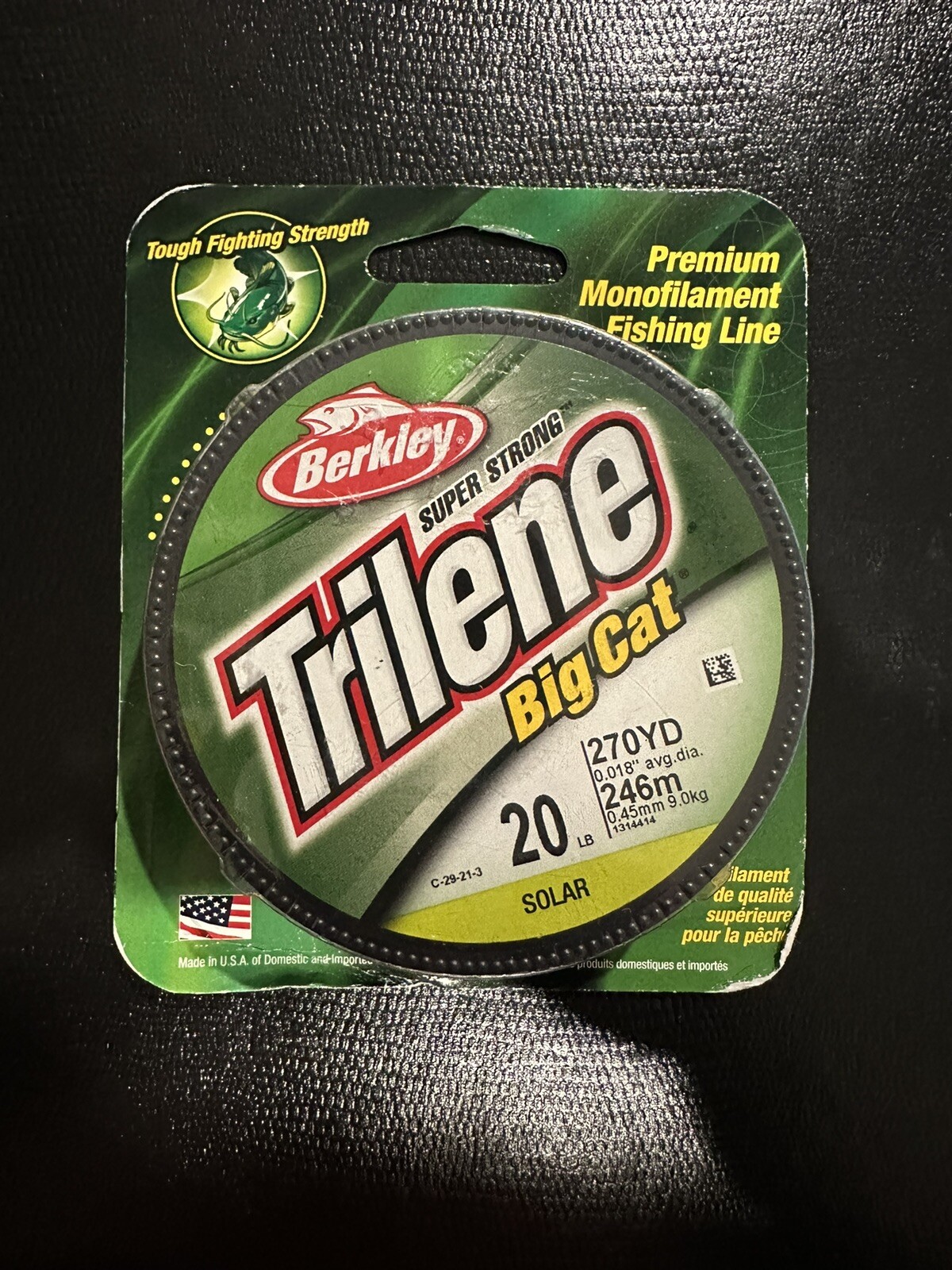 1 Pkg Berkley Trilene Big Cat Solar Fishing Line 20ib eBay