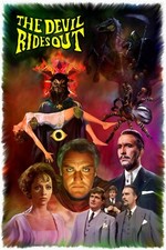 the devil rides out .hammer horror  a4 original print paul winters