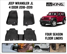 four-Season full set Floor Mat Liners 2019-2025 JLU FOR Jeep Wrangler Unlimited