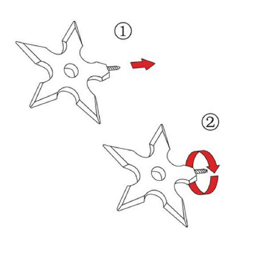 Novelty Gamers Coat Hook Ninja Star coat Hanger in Chrome eBay