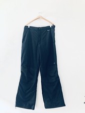 SLALOM Nylon Ski Pants Mens Size XL Black insulated