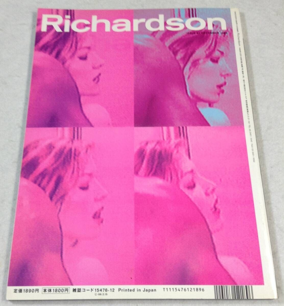 Rare, RICHARDSON A1 SNOOZER Magazine 1998 December Special Rare, RICHARDSON A1 SNOOZER Magazine 1998 December Special