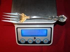 WALLACE STERLING SILVER IRVING COLD MEAT FORK NO MONOGRAM