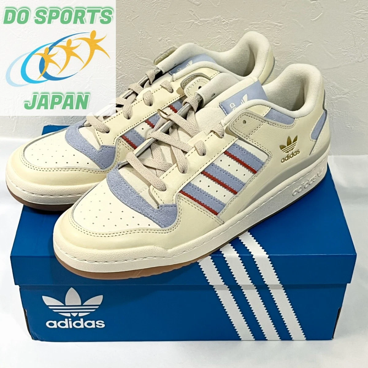 adidas FORUM LOW CLASSIC Unisex Shoes FZ6267 Cream White/Blue Dawn/Pri  Loved Red | eBay