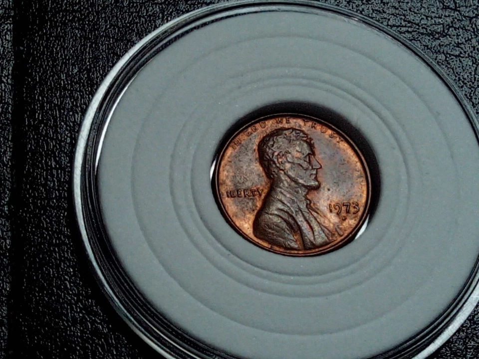 1973 D Lincoln 1c Penny About Uncirculated - Image 3 of 4
