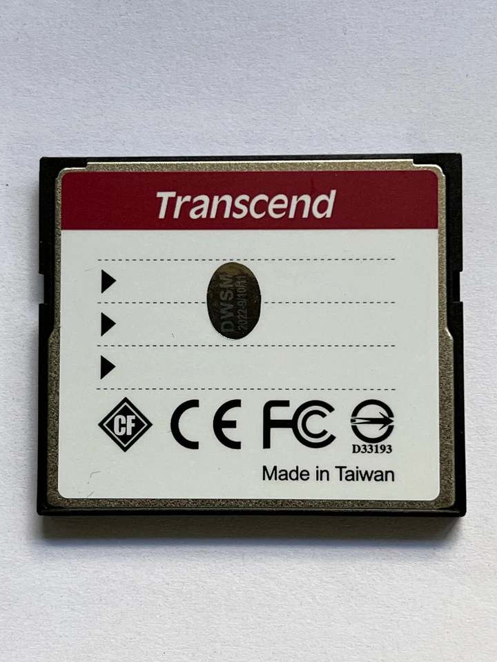 TS2GCF200I Transcend 2GB CompactFlash Card CF CF200i Industrial Grade 200x 200i - Image 3 of 4
