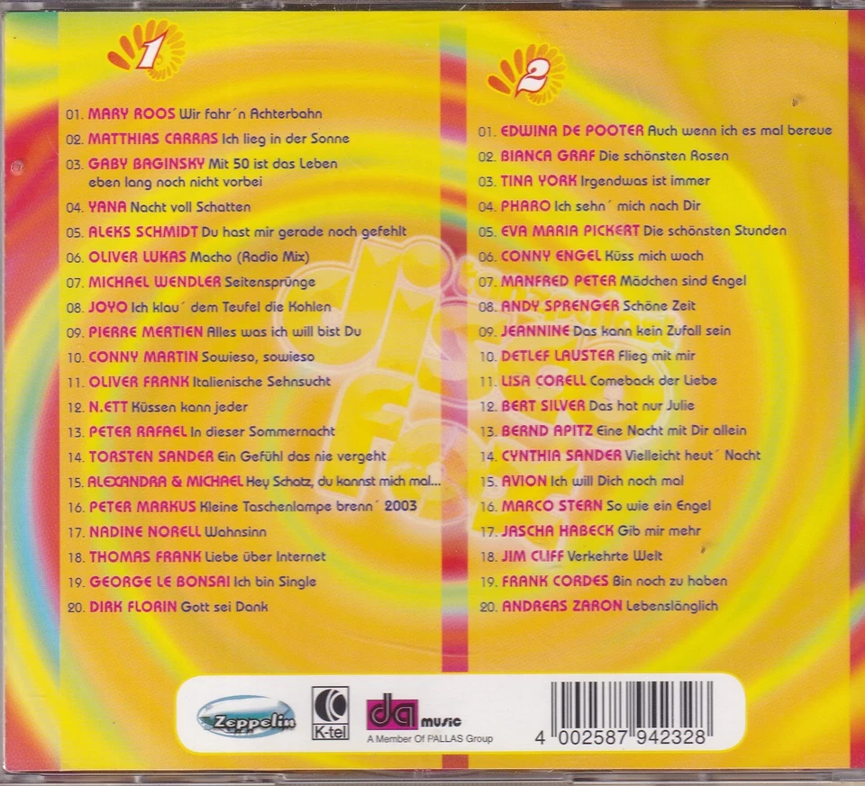 Disco Fox Tanzpalast -Doppel-CD-685- nahezu neuwertig - Bild 2 von 2