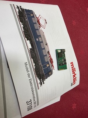 Märklin SoundDecoder mSD3 - mfx plus aus E-Lok BR 110 Art. Nr. 37108